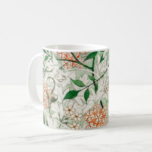 William Morris Jasmine Garden Flower Classic Coffee Mug