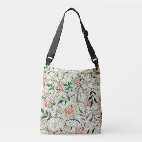 William Morris Jasmine Garden Flower Classic Crossbody Bag