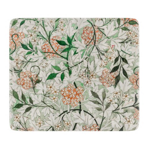 William Morris Jasmine Garden Flower Classic Cutting Board