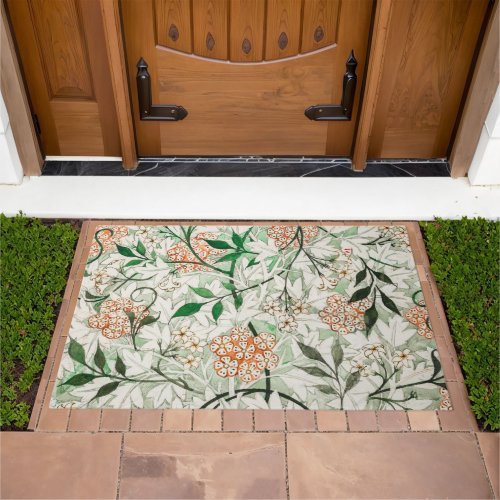 William Morris Jasmine Garden Flower Classic Doormat