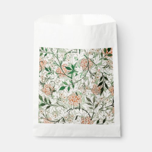William Morris Jasmine Garden Flower Classic Favor Bag