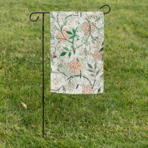 William Morris Jasmine Garden Flower Classic Flag