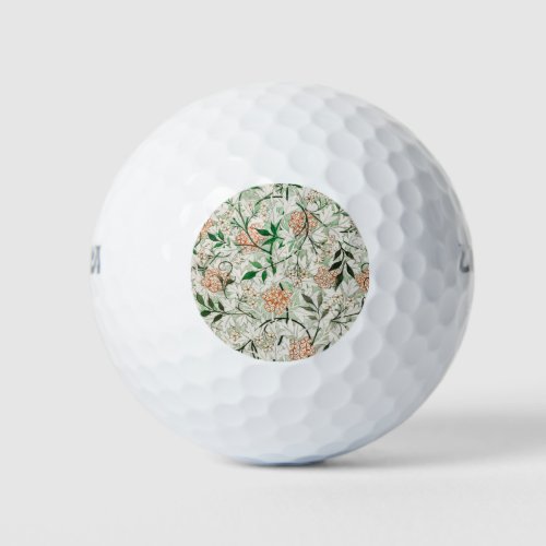 William Morris Jasmine Garden Flower Classic Golf Balls