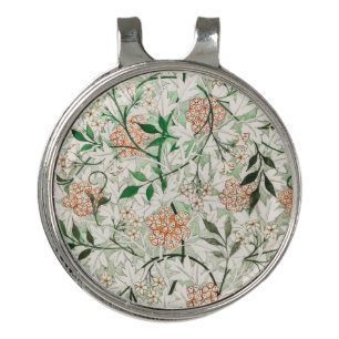 William Morris Jasmine Garden Flower Classic Golf Hat Clip