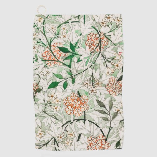 William Morris Jasmine Garden Flower Classic Golf Towel