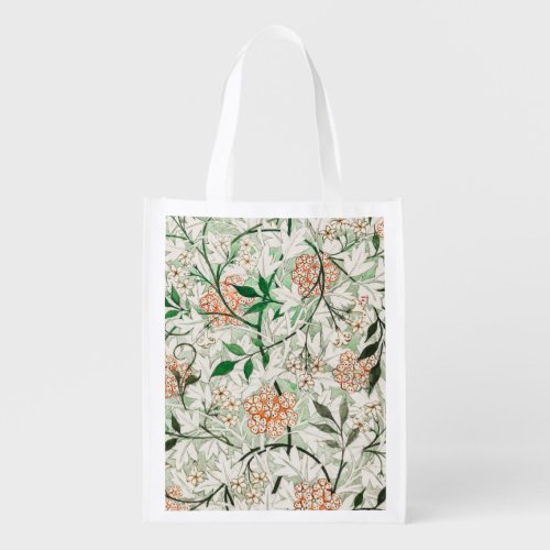 William Morris Jasmine Garden Flower Classic Grocery Bag