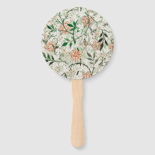 William Morris Jasmine Garden Flower Classic Hand Fan