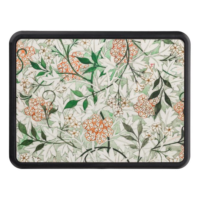 William Morris Jasmine Garden Flower Classic Hitch Cover (Front)