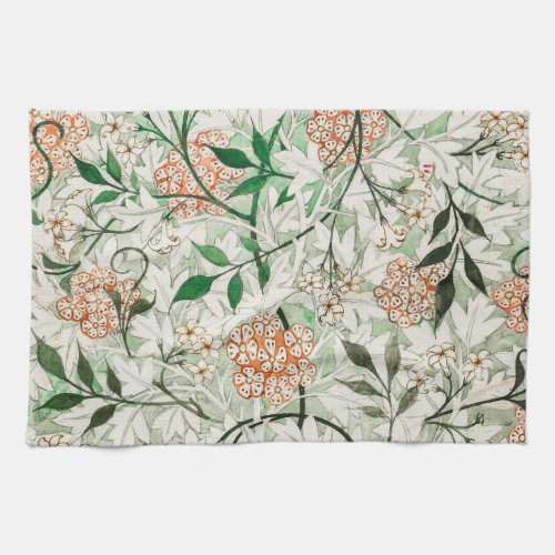 William Morris Jasmine Garden Flower Classic Kitchen Towel