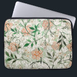 William Morris Jasmine Garden Flower Classic Laptop Sleeve<br><div class="desc">This Jasmine botanical flower design is based on the classic original drawing by William Morris (1834–1896) for his line of Victorian English wallpaper. A gorgeous rich flower and foliage design. Original from The Birmingham Museum</div>