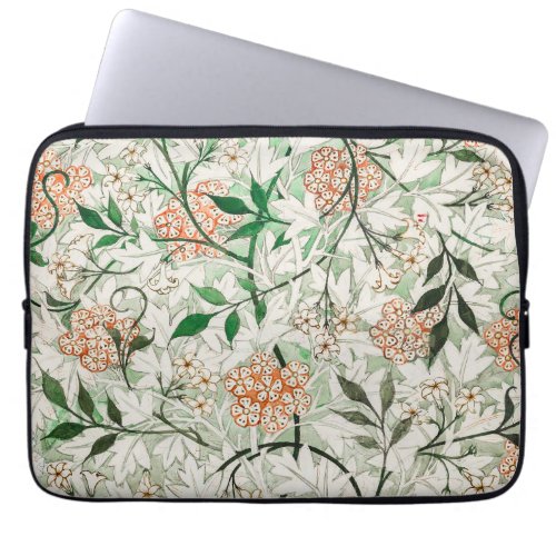 William Morris Jasmine Garden Flower Classic Laptop Sleeve