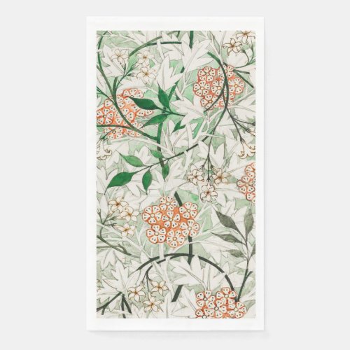 William Morris Jasmine Garden Flower Classic Paper Guest Towels