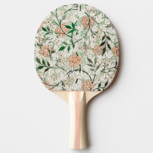 William Morris Jasmine Garden Flower Classic Ping Pong Paddle