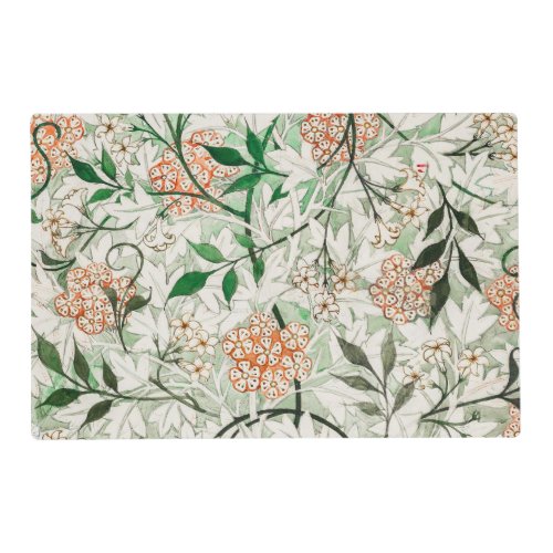 William Morris Jasmine Garden Flower Classic Placemat
