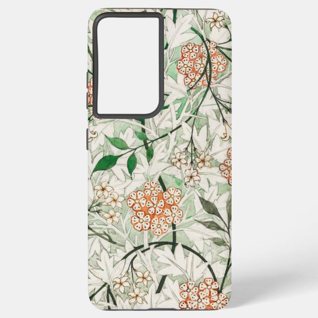 William Morris Jasmine Garden Flower Classic Samsung Galaxy Case (Back)