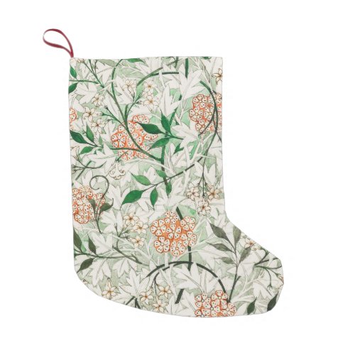 William Morris Jasmine Garden Flower Classic Small Christmas Stocking