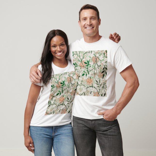 William Morris Jasmine Garden Flower Classic T-Shirt (Unisex)