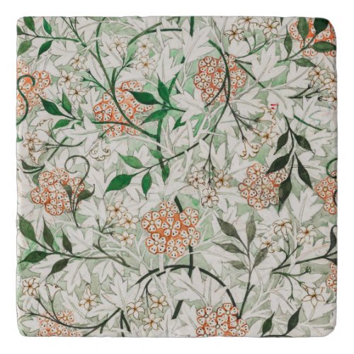 William Morris Jasmine Garden Flower Classic Trivet