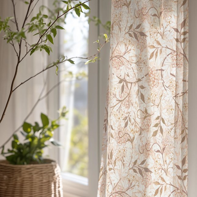 William Morris "Jasmine & Hawthorn" Delicate Sheer Curtains (Creator Uploaded)