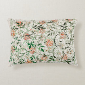 William Morris - Jasmine Pattern Artwork Accent Pillow