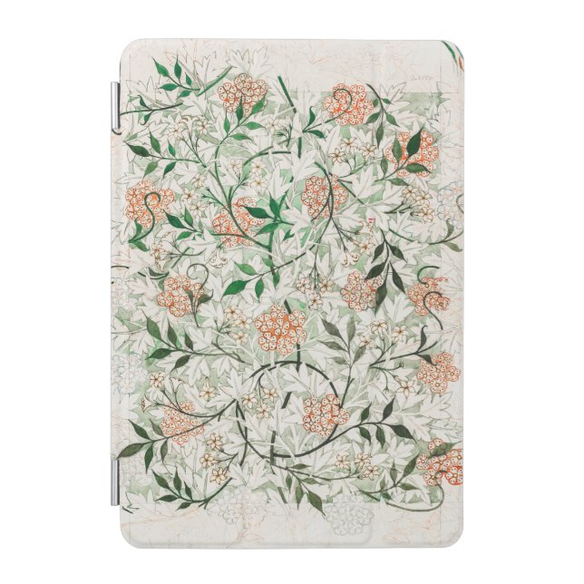 William Morris - Jasmine Pattern Artwork iPad Mini Cover (Front)