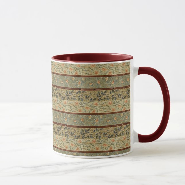 William Morris John Dearle Embroidered Screen Mug (Right)
