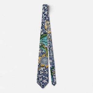 William Morris Kennet famous pattern Neck Tie