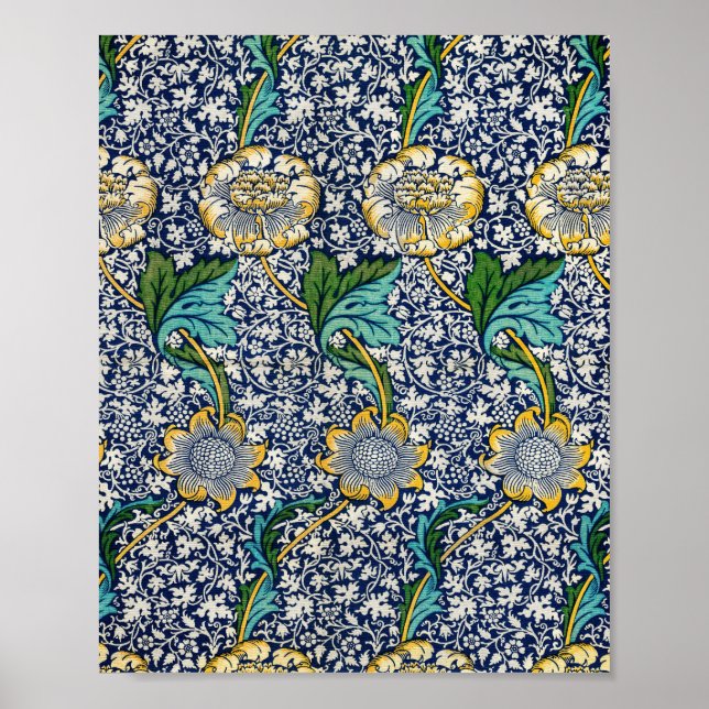 William Morris Kennet famous pattern Poster (Front)