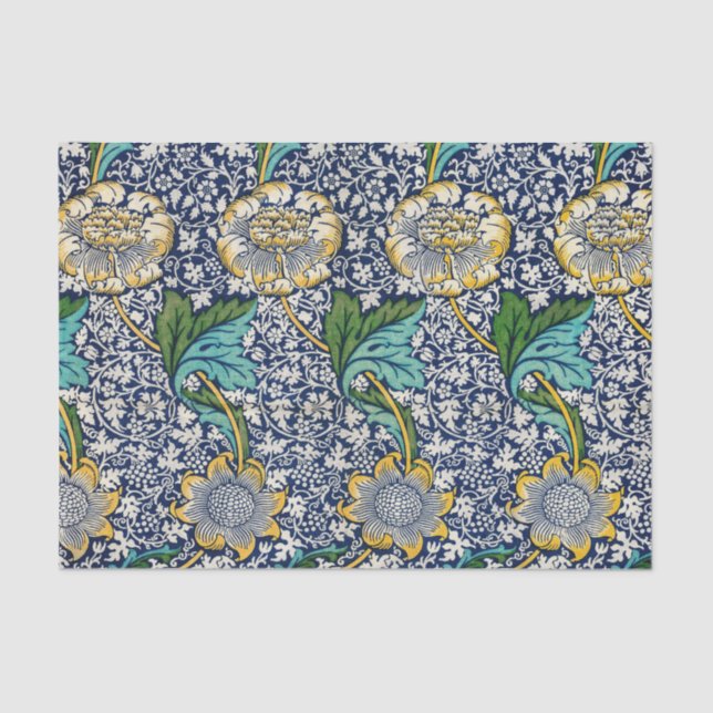 William Morris Kennet famous pattern  Tissue Paper (Front)