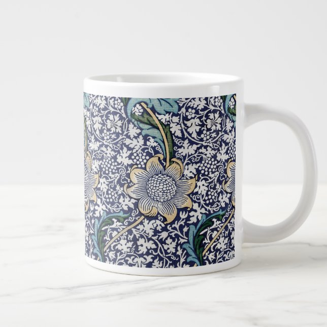 William Morris Kennet Floral Pattern  Giant Coffee Mug (Right)