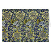 William Morris Kennet Floral Wallpaper Blue (Front Horizontal)