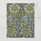 William Morris Kennet Floral Wallpaper Blue (Front)