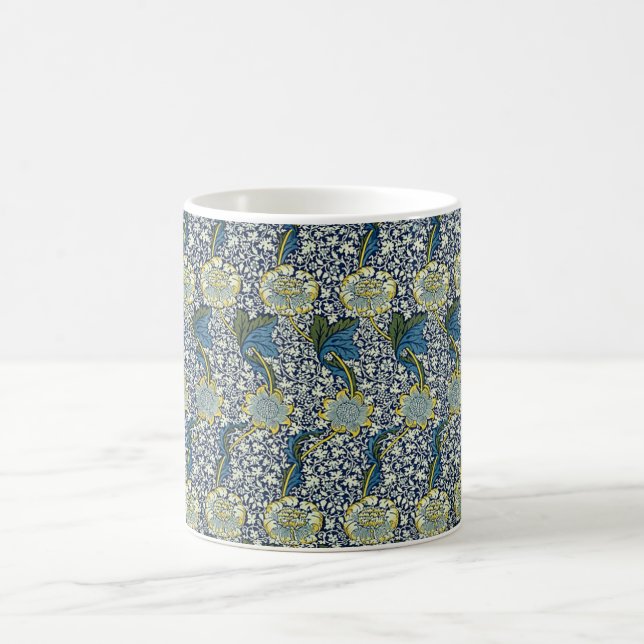 William Morris Kennet Pattern (Blue) Coffee Mug (Center)