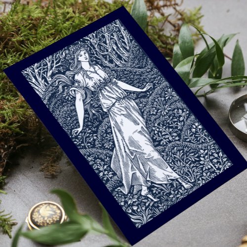 William Morris Lady Card