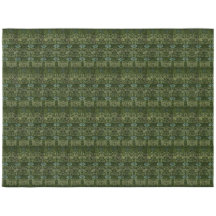 William Morris Large Green Tulip Rose Wallpaper