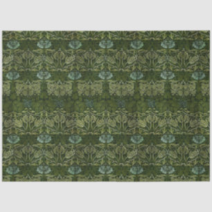 William Morris Large Green Tulip Rose Wallpaper Tissue Paper