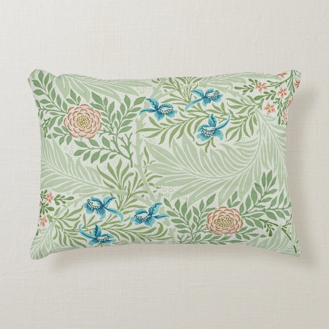 William Morris Larkspur Accent Pillow (Front)