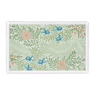 William Morris Larkspur Acrylic Tray