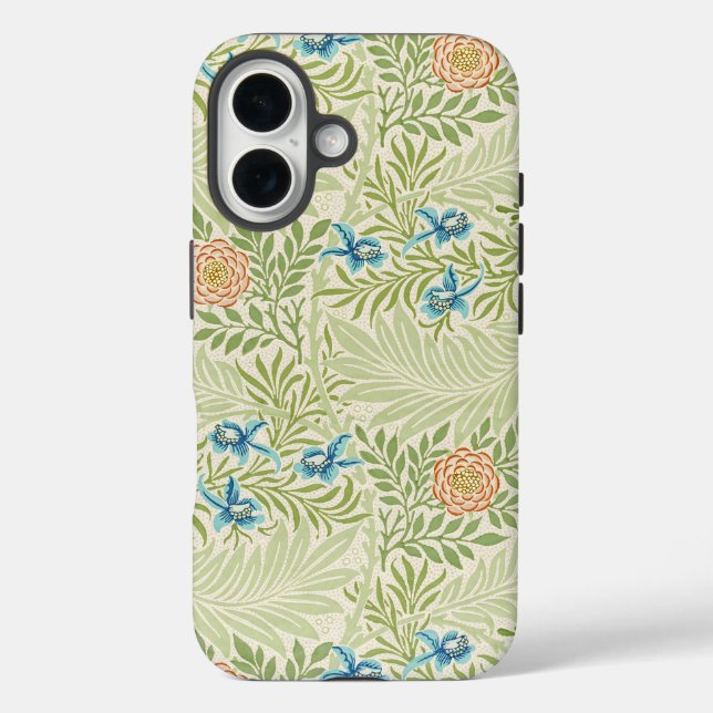 William Morris Larkspur Floral Pattern Case-Mate iPhone Case (Back)