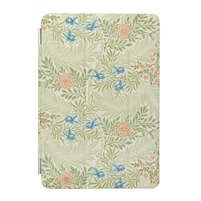 William Morris Larkspur Floral Pattern iPad Mini Cover (Front)