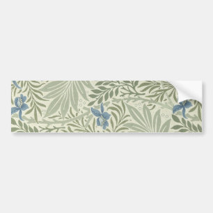 William Morris Larkspur Floral Wallpaper Bumper Sticker