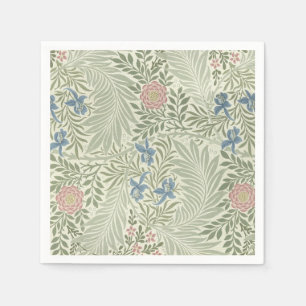William Morris Larkspur Floral Wallpaper Paper Napkins