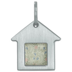 William Morris Larkspur Floral Wallpaper Pet Tag