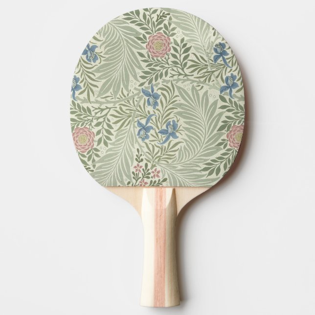 William Morris Larkspur Floral Wallpaper Ping Pong Paddle (Front)