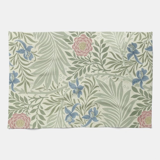 William Morris Larkspur Floral Wallpaper Towel (Horizontal)