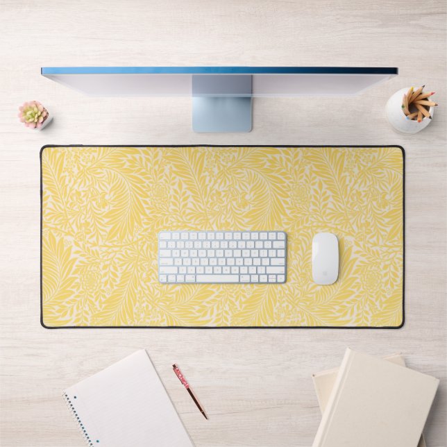 William Morris - Larkspur Leaves & Flower Pattern Desk Mat (Office 1)