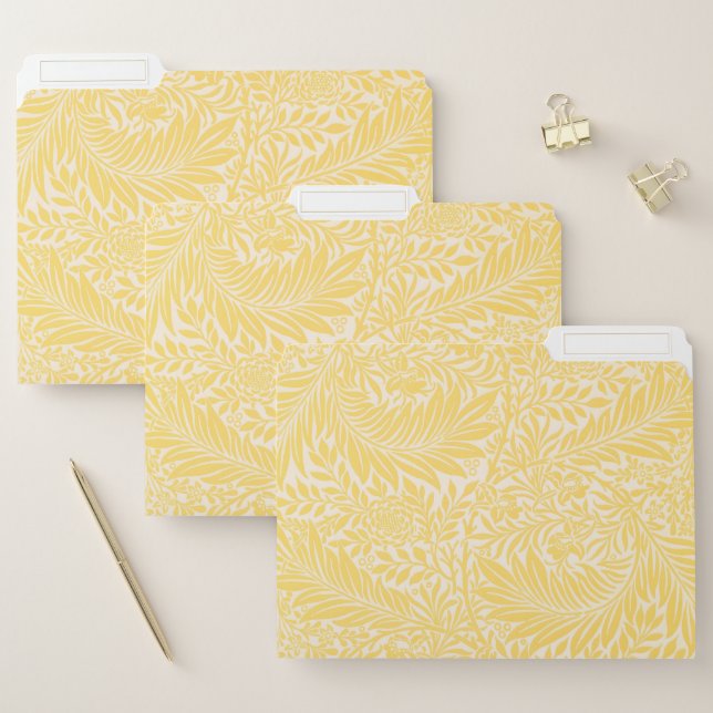 William Morris - Larkspur Leaves & Flower Pattern File Folder (Set)