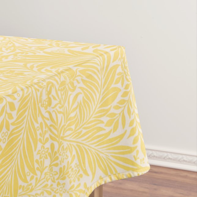 William Morris - Larkspur Leaves & Flower Pattern Tablecloth (In Situ)