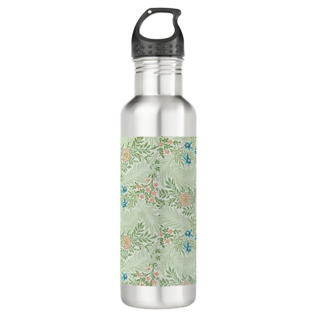 William Morris Larkspur Stainless Steel Water Bottle (Front)