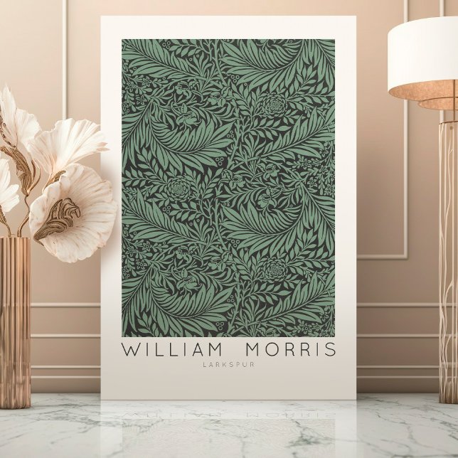 William Morris Larkspur Wall Art Print (Creator Uploaded)